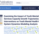 Examining the Impact of Youth Mental Health Services Capacity Growth Trajectories and Digital Interventions on Youth Mental Health Outcomes: System Dynamics Modeling Analysis