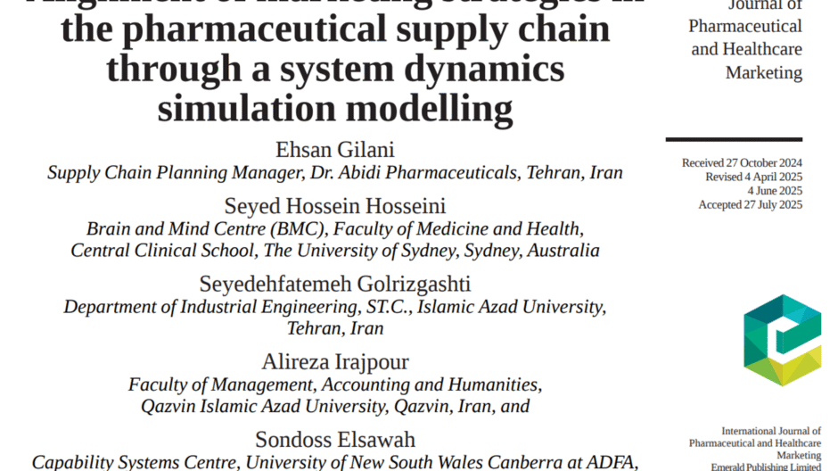 Alignment of marketing strategies in the pharmaceutical supply chain through a system dynamics simulation modelling